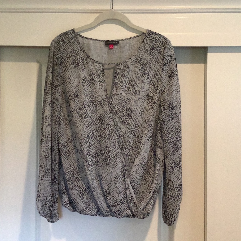 Vince Camuto Animal Print Blouse